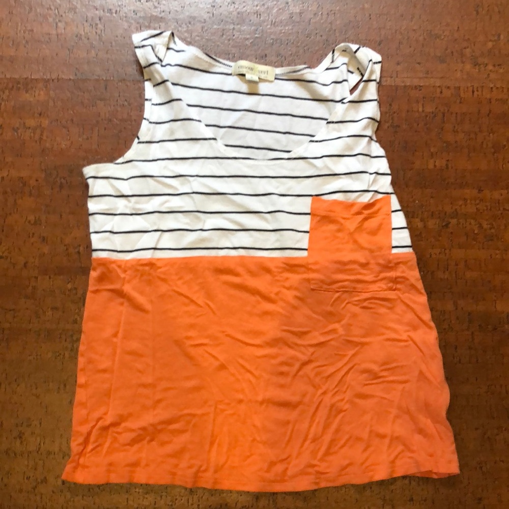 Amour Vert colour block tank with pocket